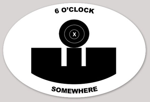 Six O'clock Somewhere Sticker